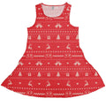 Gamer Christmas Sweater Dress Geek Nerd Christmas Print Design by Tobe Fonseca lx - C
