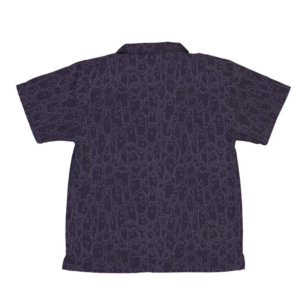 Ghost Wall Purple Youth Hawaiian Shirt Geek Nerd 0925 Design by Ardi Tong Fantasy Prints