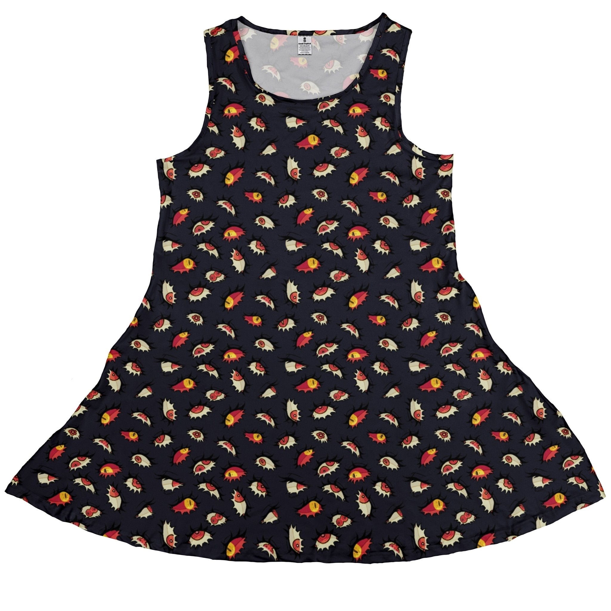 Ghoul Eyes Dress Geek Nerd halloween lx - C q4
