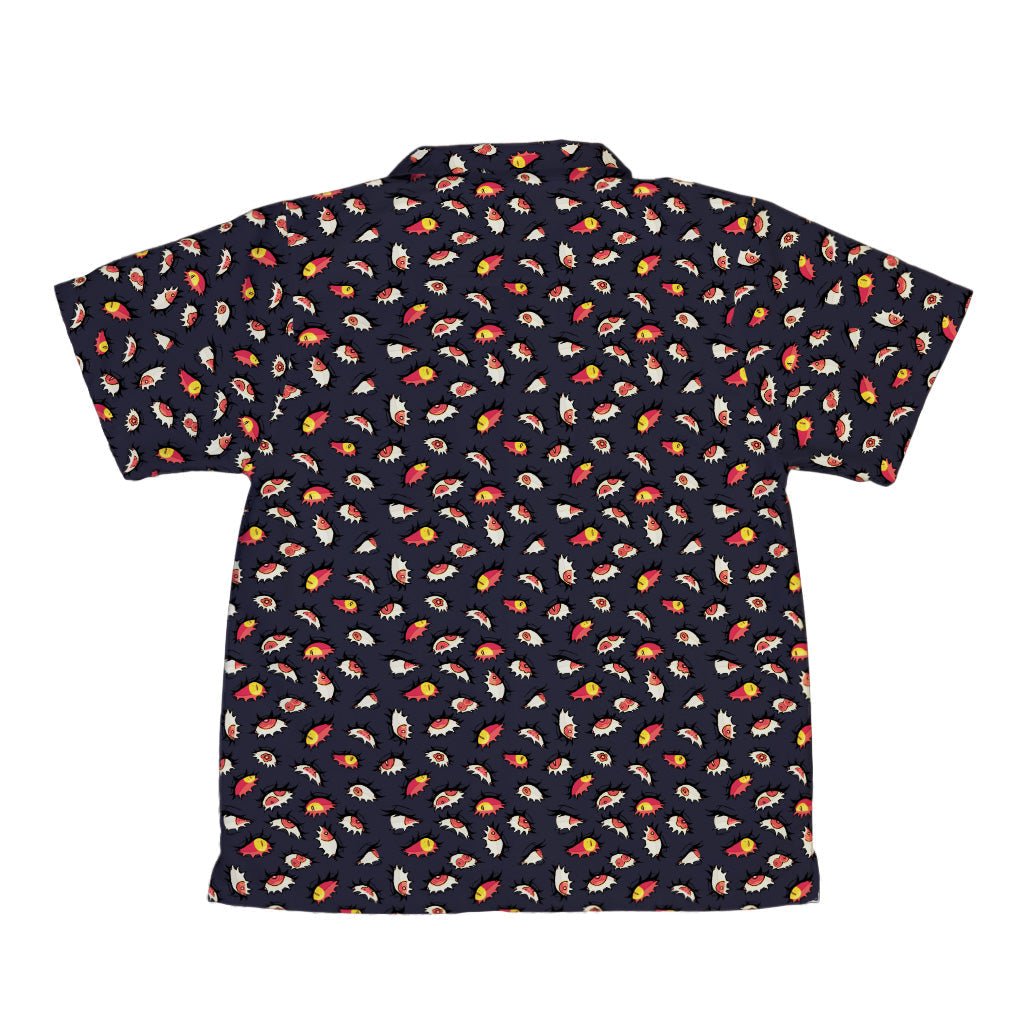 Ghoul Eyes Youth Hawaiian Shirt Geek Nerd halloween q4
