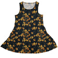 Ginkgo Golden Fish Dress Geek Nerd 0925 Animal Patterns Botany Print