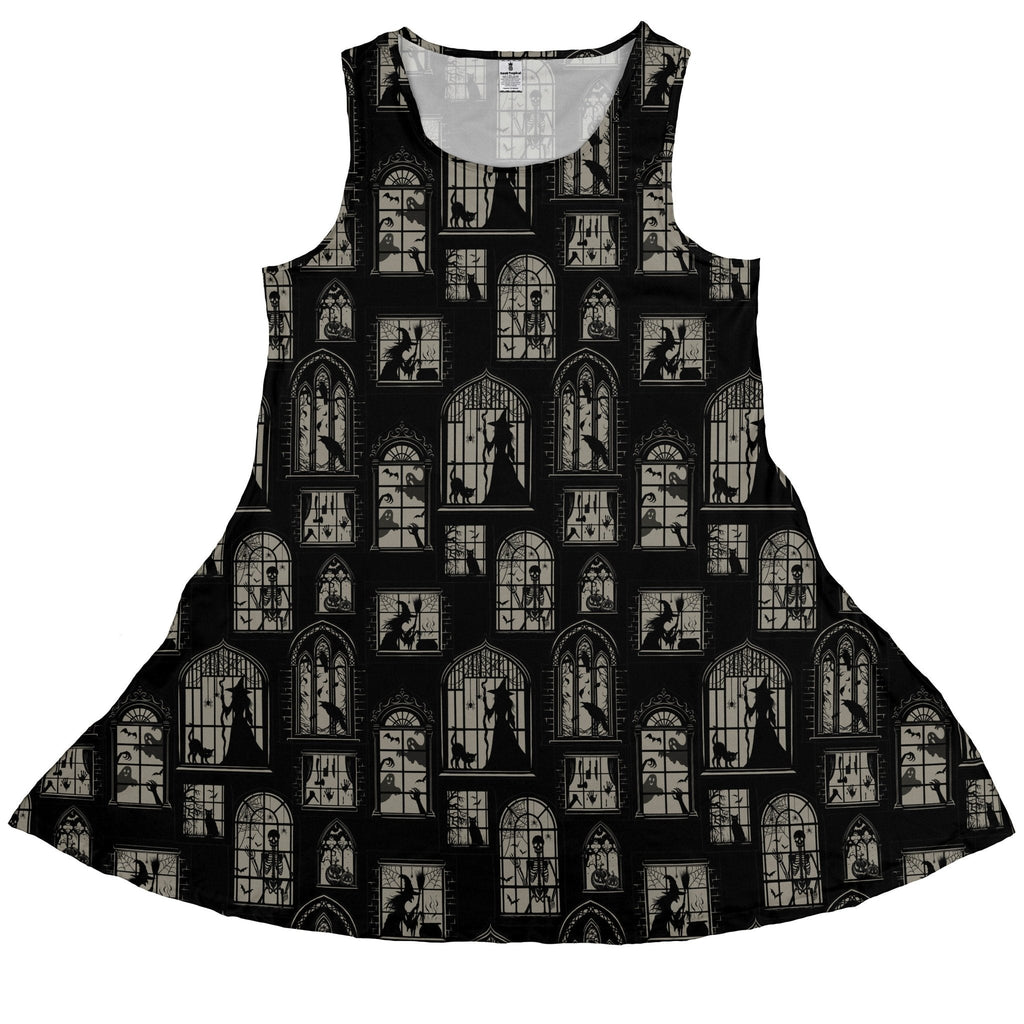 Gothic Windows Dress Geek Nerd 0925 Design by Episodic Fantasy Prints