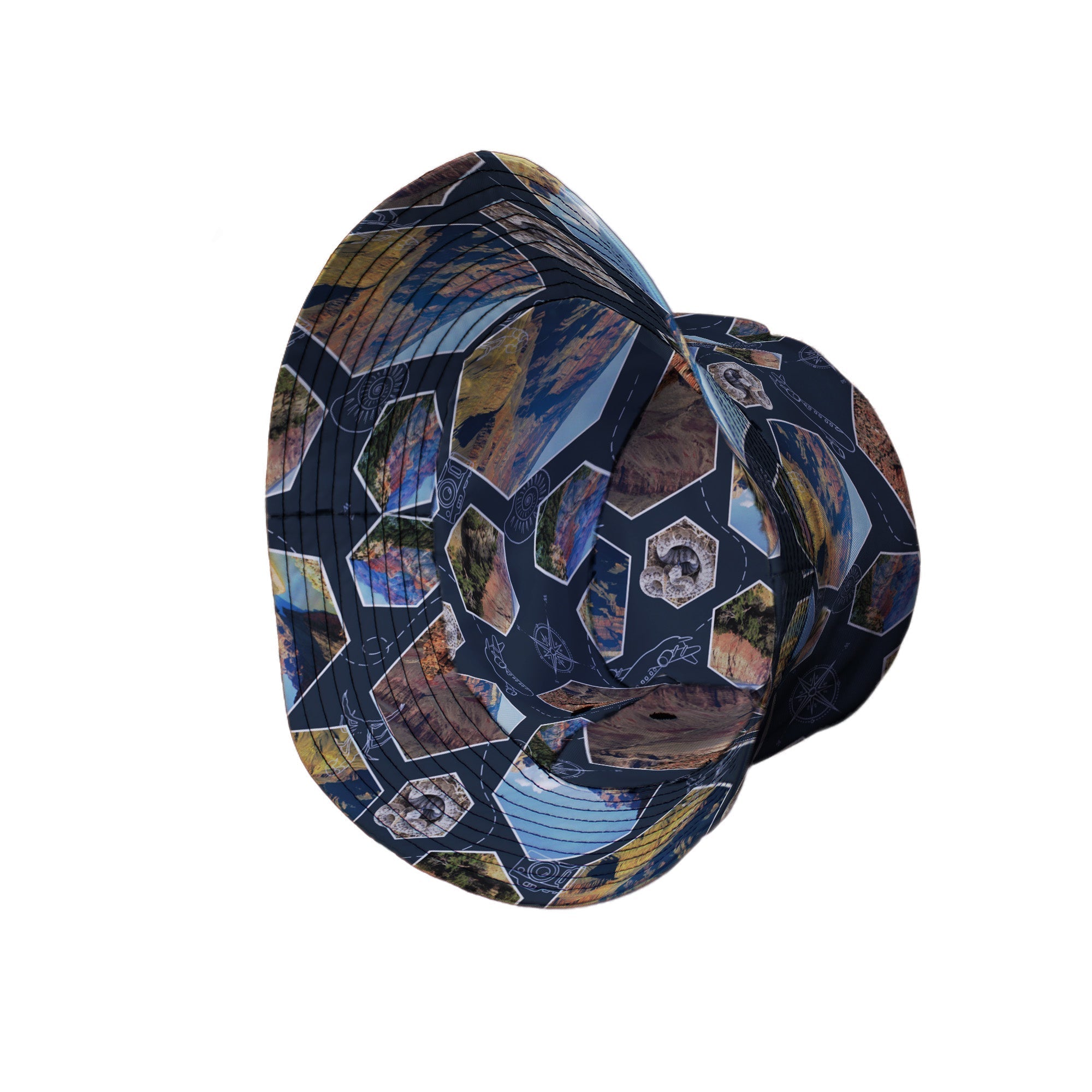 Grand Canyon Wonder Bucket Hat Geek Nerd 0925 Designs by Nathan FLOW DESC WRITING