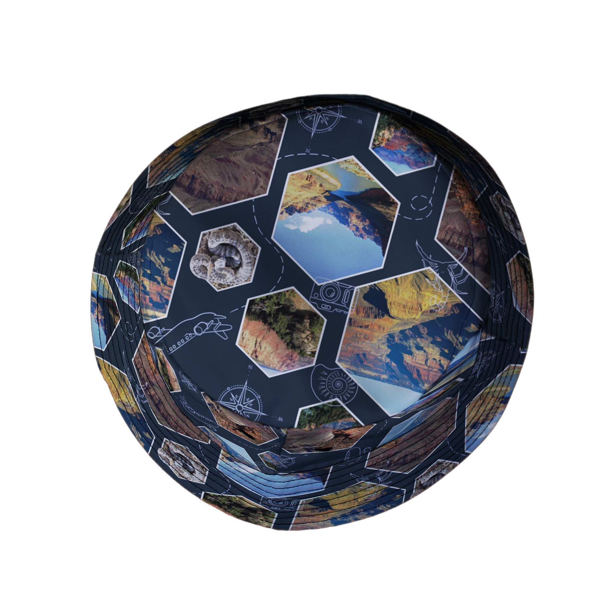 Grand Canyon Wonder Bucket Hat Geek Nerd 0925 Designs by Nathan FLOW DESC WRITING