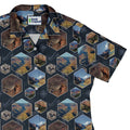 Grand Canyon Wonder Curvy Button Up Shirt Geek Nerd 0925 All Adult Button Up Shirts Designs by Nathan