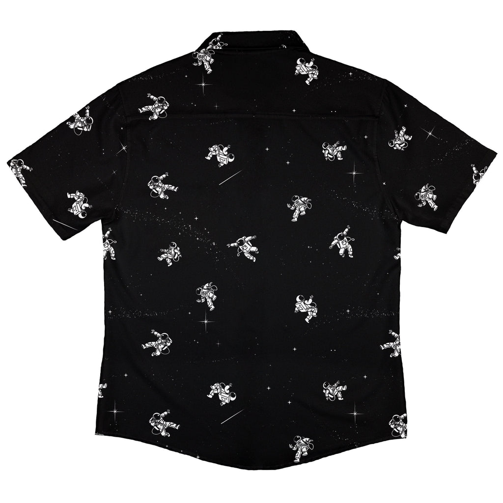 Gravity Reloaded Space Button Up Shirt - adult sizing - Design by Tobe Fonseca - outer space & astronaut print