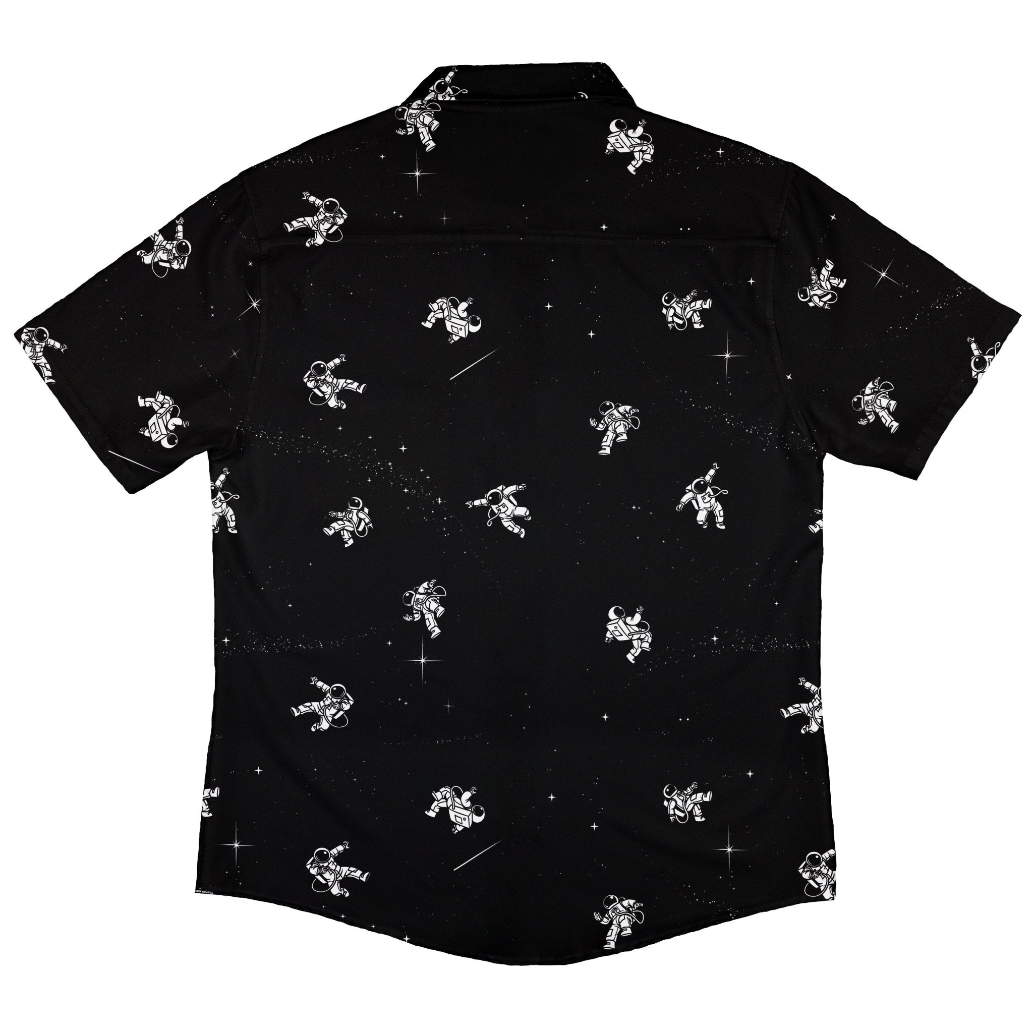 Gravity Reloaded Space Button Up Shirt - adult sizing - Design by Tobe Fonseca - outer space & astronaut print