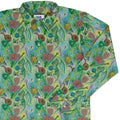 Green Dragon Encounter Dnd Long Sleeve Button Up Shirt Geek Nerd adult sizing Animal Patterns Designs by Nathan