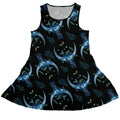 Hand on the Moon Moth Dress Geek Nerd Design by Episodic lx - C outer space & astronaut print