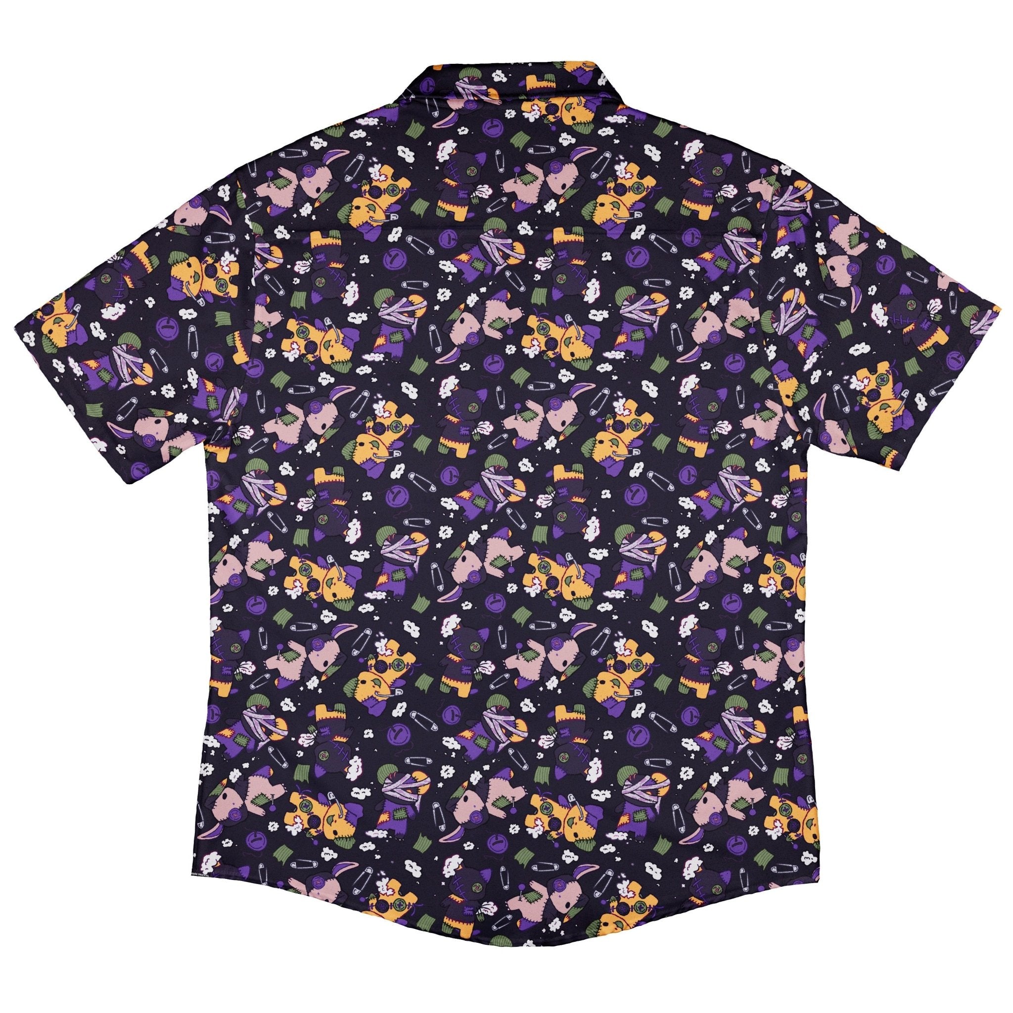 Haunted Plushies Button Up Shirt Geek Nerd 0925 adult sizing All Adult Button Up Shirts