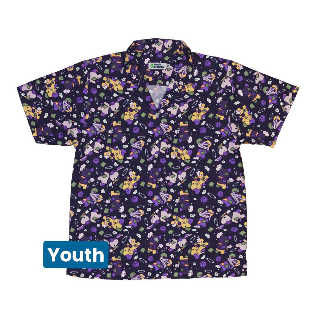 Haunted Plushies Youth Hawaiian Shirt Geek Nerd 0925 Animal Patterns Design by Ardi Tong