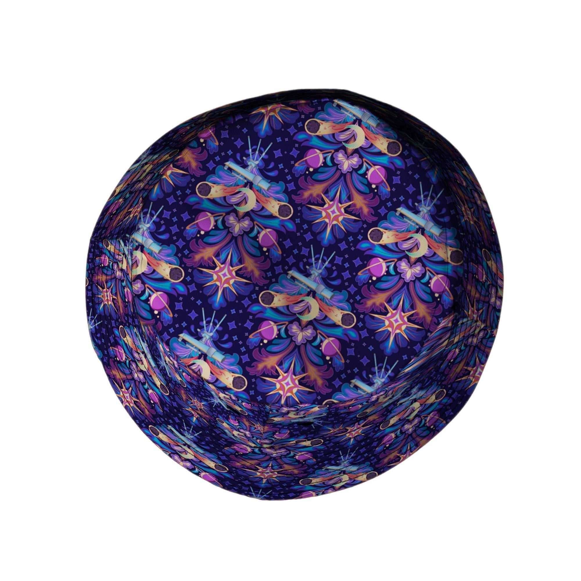 Hidden Astronomy Bucket Hat Geek Nerd Design by Brigid Ashwood lx - B outer space & astronaut print