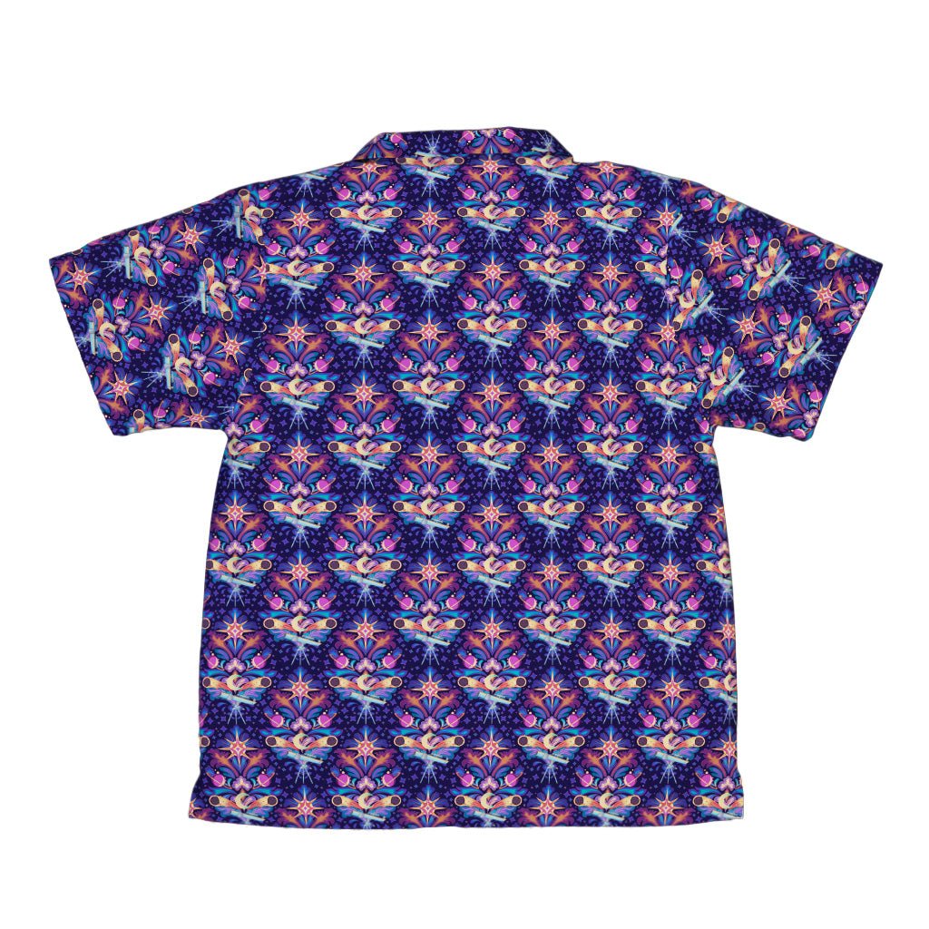 Hidden Astronomy Youth Hawaiian Shirt Geek Nerd Design by Brigid Ashwood outer space & astronaut print q225