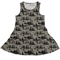Huanted Graveyard Dark Dress Geek Nerd 0925 Design by Episodic Fantasy Prints