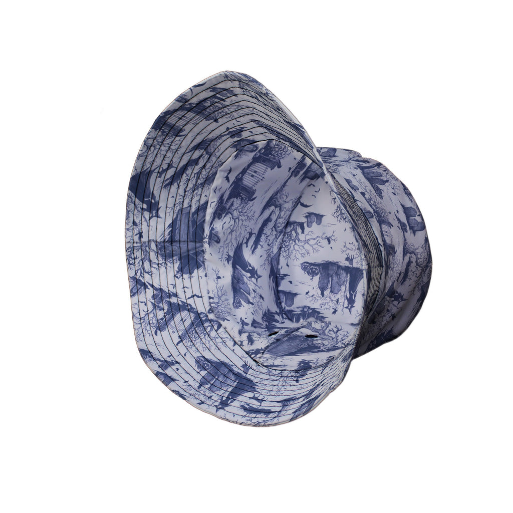 Huanted Graveyard Light Bucket Hat Geek Nerd 0925 Design by Episodic Fantasy Prints