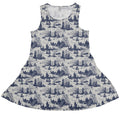 Huanted Graveyard Light Dress Geek Nerd 0925 Design by Episodic Fantasy Prints