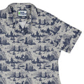 Huanted Graveyard Light Curvy Button Up Shirt Geek Nerd 0925 All Adult Button Up Shirts Design by Episodic