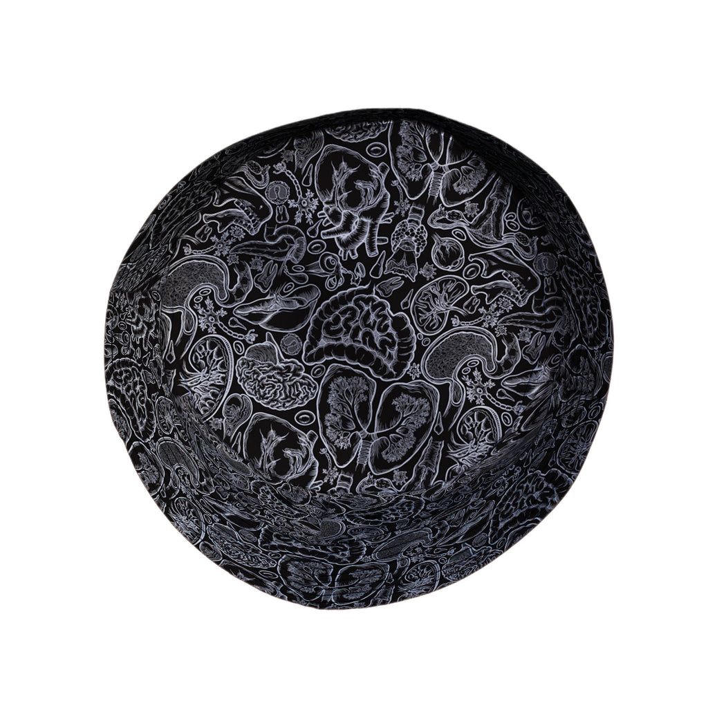 Nerdy Human Anatomy Black Bucket Hat