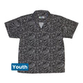 Nerdy Human Anatomy Black Youth Hawaiian Shirt