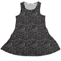 Nerdy Human Anatomy Black Sleeveless Dress