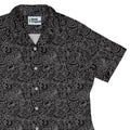 Nerdy Human Anatomy Black Curvy Button Up Shirt