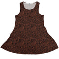 Nerdy Human Anatomy Dark Sleeveless Dress