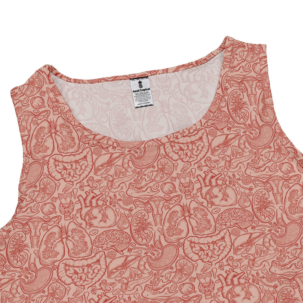 Nerdy Human Anatomy Light Sleeveless Dress