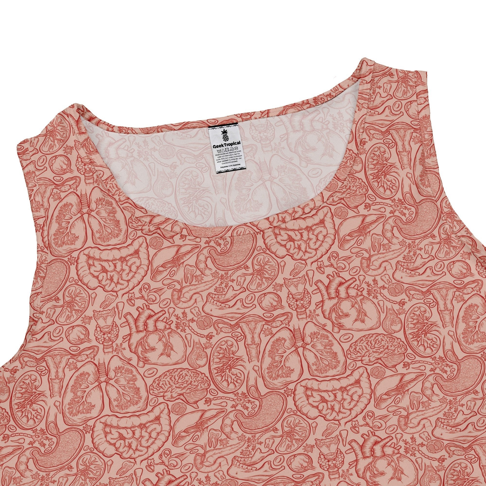 Nerdy Human Anatomy Light Sleeveless Dress