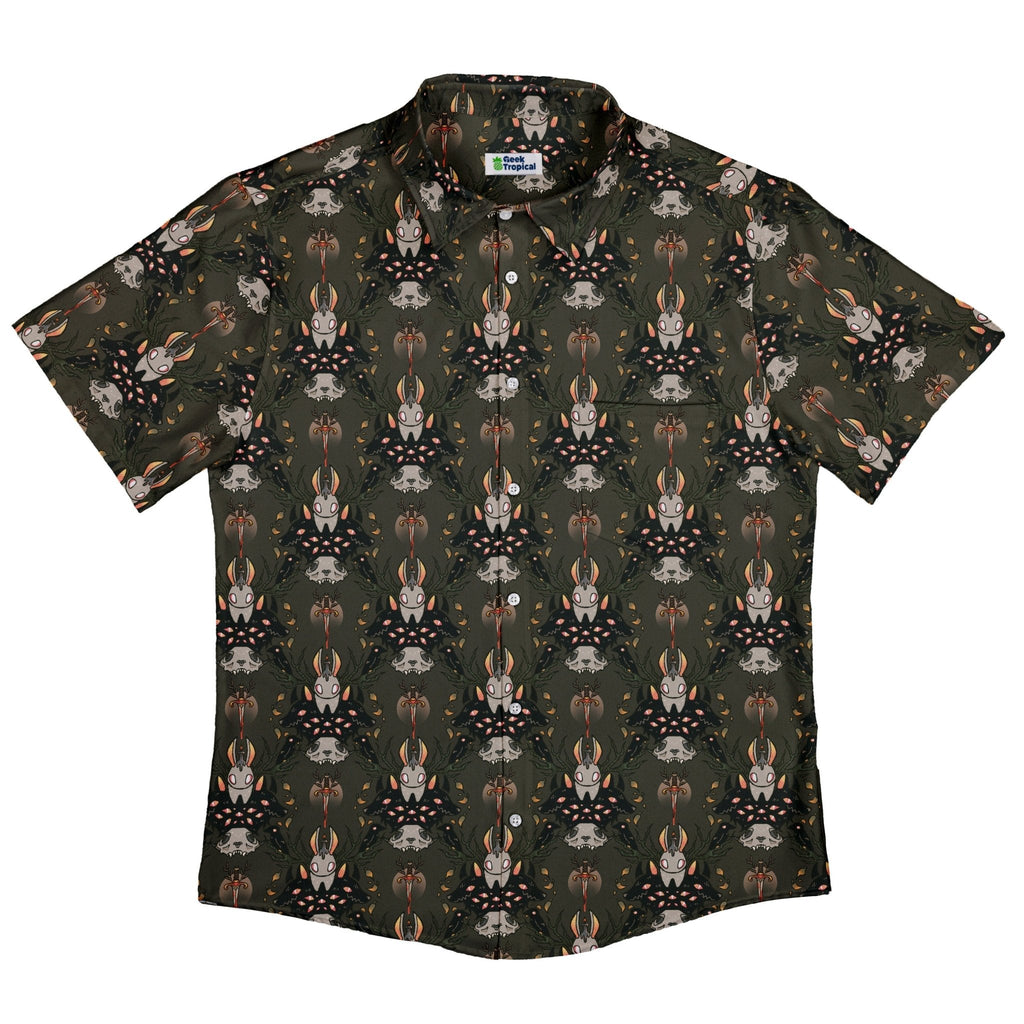 Hunter and Prey Button Up Shirt Geek Nerd 0925 adult sizing All Adult Button Up Shirts