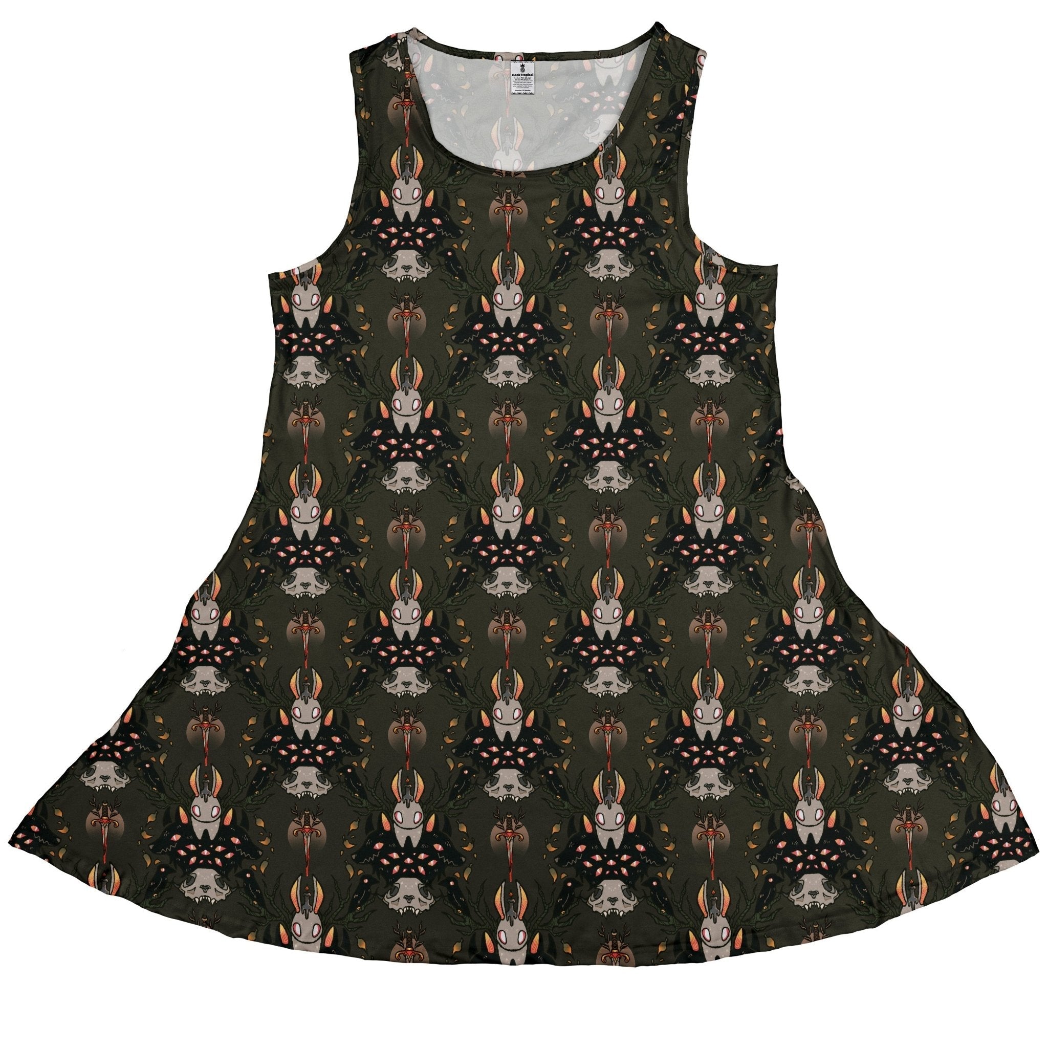Hunter and Prey Dress Geek Nerd 0925 Animal Patterns Design by Ardi Tong