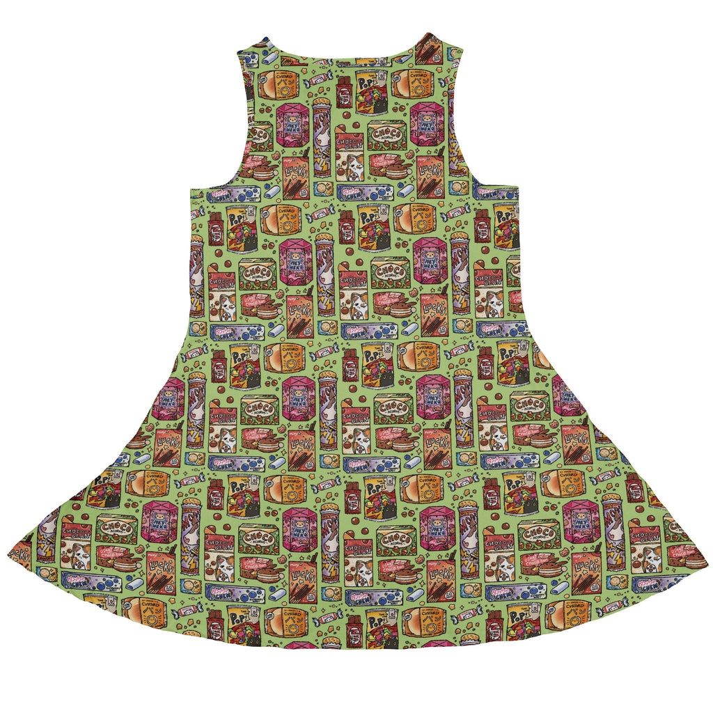 Japanese Vending Machine Snacks Dress Geek Nerd 0925 Anime Design by Ardi Tong