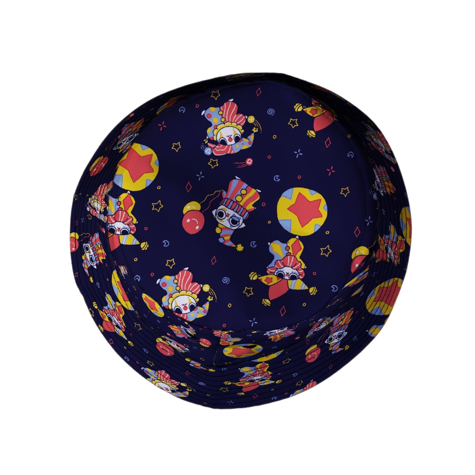 Jester Cats Bucket Hat Geek Nerd Design by Ardi Tong funny prints lx - B