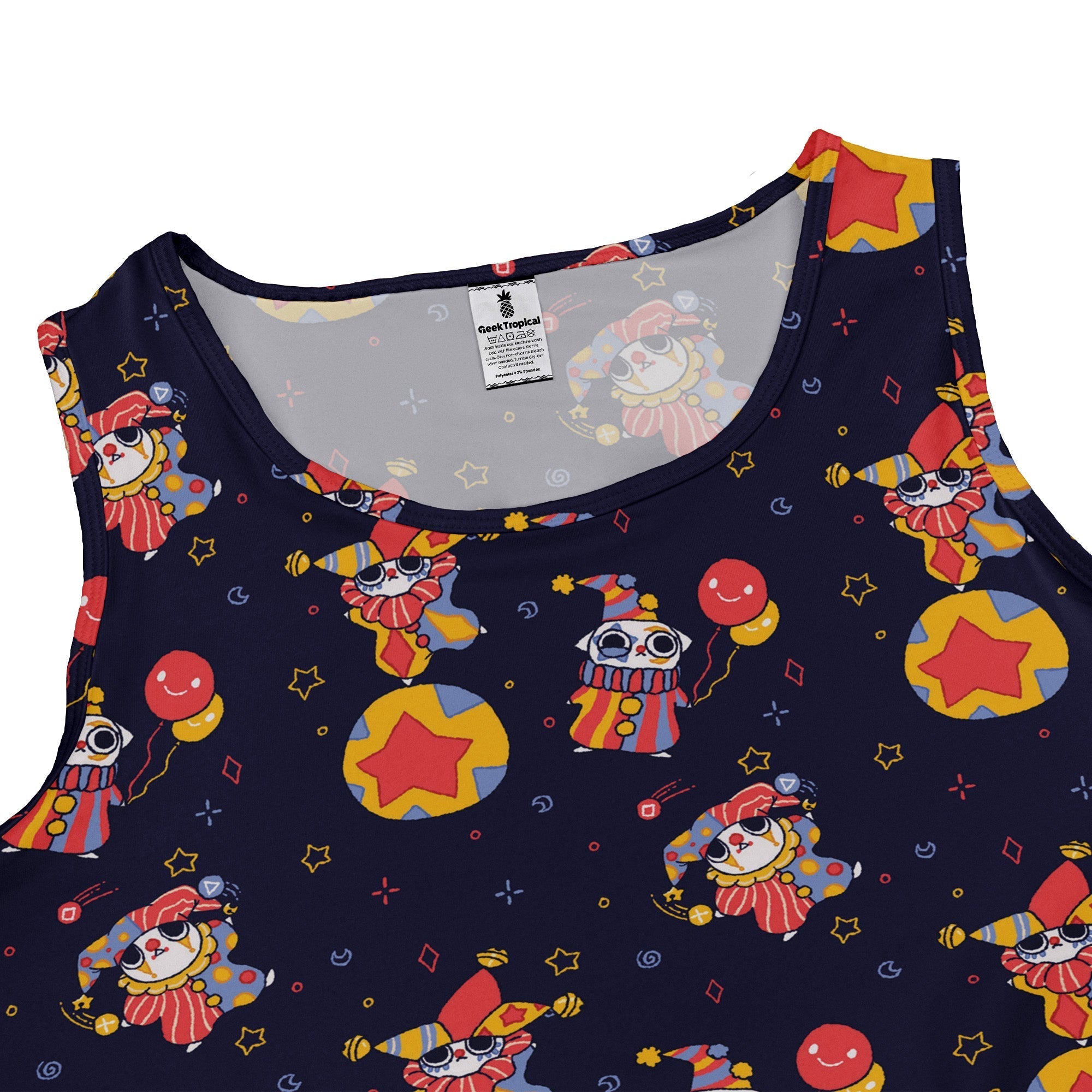 Jester Cats Dress Geek Nerd Design by Ardi Tong funny prints lx - C