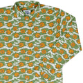 Kawaii Piglets Incense Green Long Sleeve Button Up Shirt Geek Nerd adult sizing Anime Design by Ardi Tong
