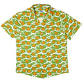 Kawaii Piglets Incense Green Button Up Shirt - adult sizing - Anime - Design by Ardi Tong