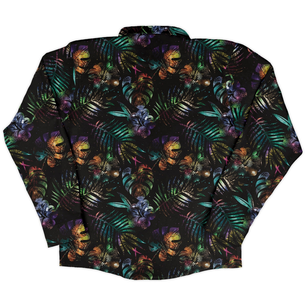 Knightly Fireworks Long Sleeve Button Up Shirt Geek Nerd adult sizing Designs by Nathan Fantasy Prints
