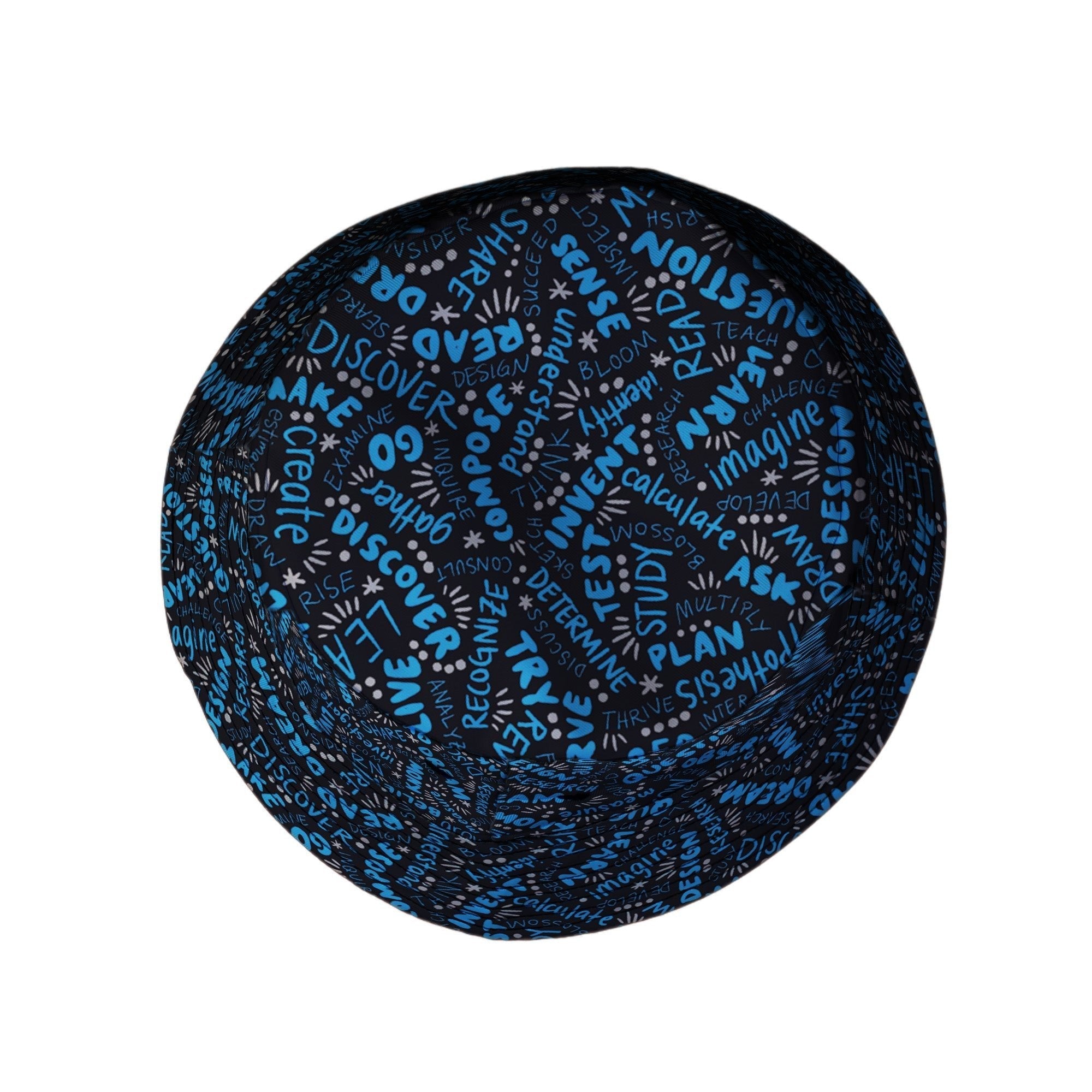 Learner Affirmations Bucket Hat Geek Nerd Design by Zirkus Design lx - B q225