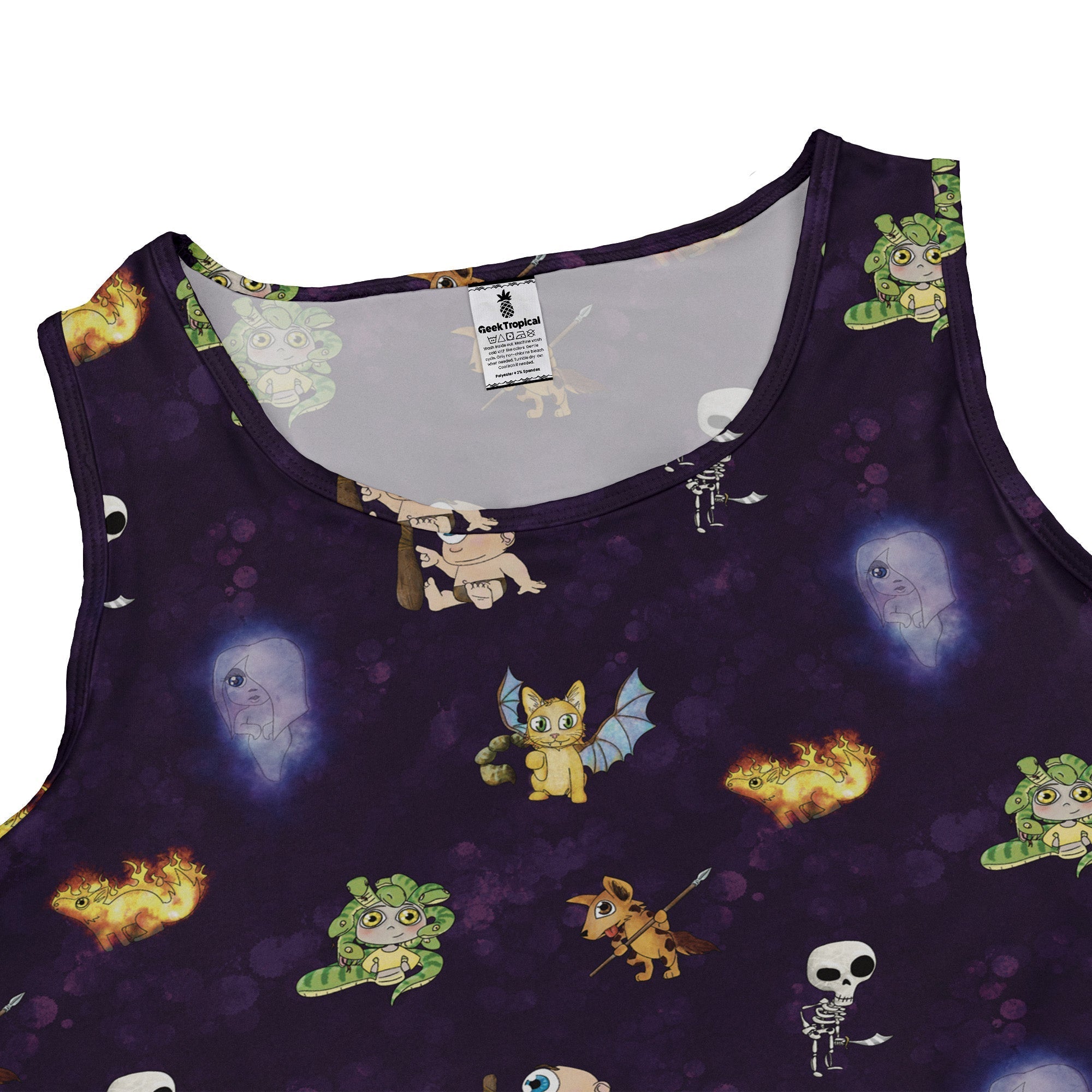 Little Monsters Dress Geek Nerd Designs by Nathan fantasy prints lx - C