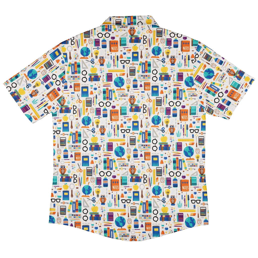 Magic Academics Button Up Shirt Geek Nerd adult sizing Design by Zirkus Design q225