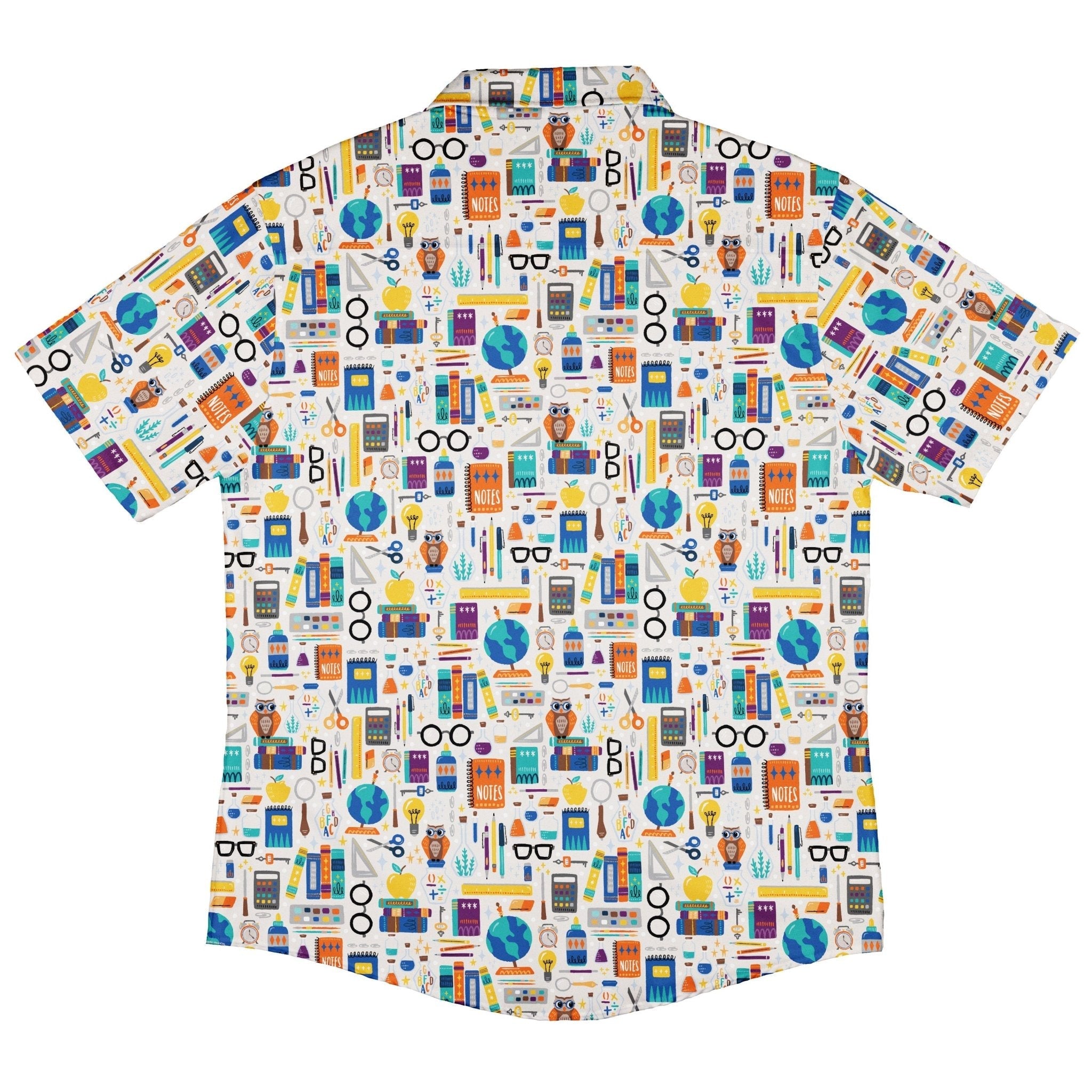 Magic Academics Button Up Shirt Geek Nerd adult sizing Design by Zirkus Design q225