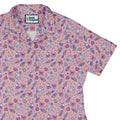 Magical Bunny Evolution Pink Curvy Button Up Shirt Geek Nerd animal patterns anime Design by Ardi Tong