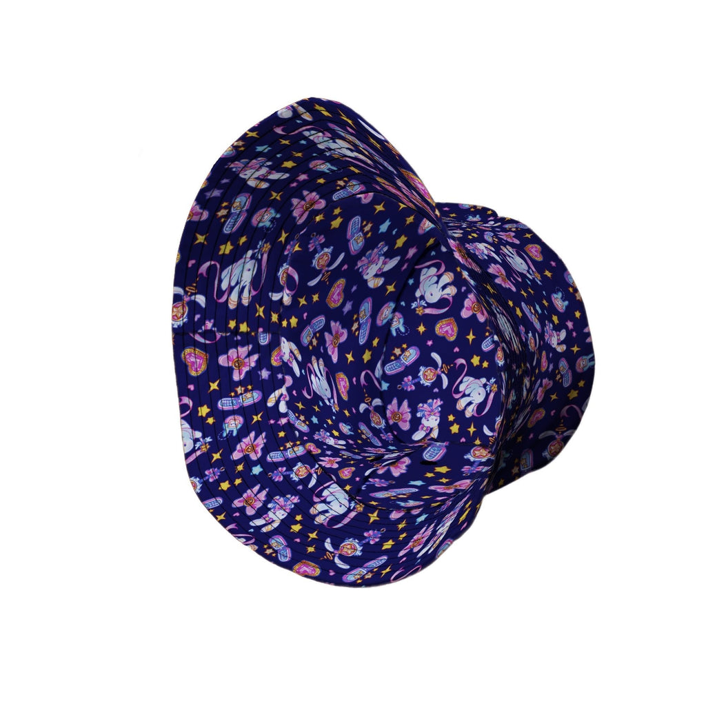 Magical Bunny Evolution Night Bucket Hat Geek Nerd animal patterns anime Design by Ardi Tong