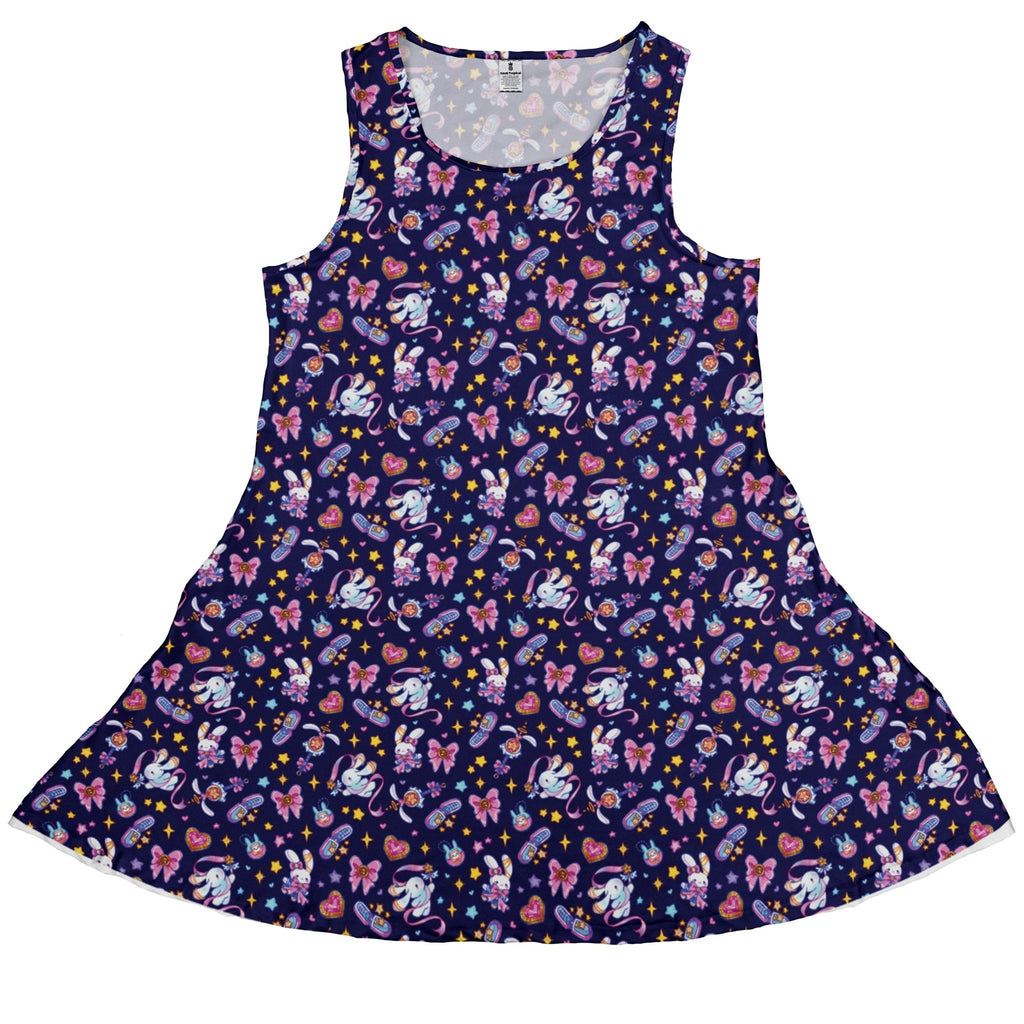 Magical Bunny Evolution Night Dress Geek Nerd animal patterns anime Design by Ardi Tong