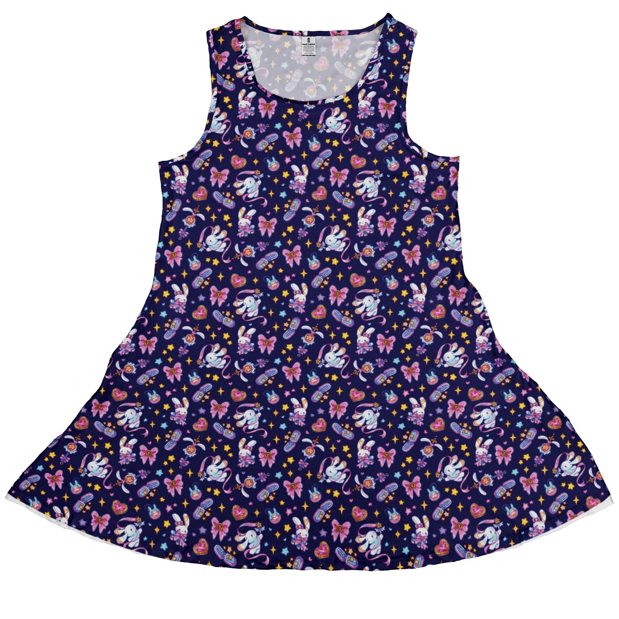 Magical Bunny Evolution Night Dress Geek Nerd animal patterns anime Design by Ardi Tong