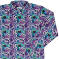 Magical Skulls Long Sleeve Button Up Shirt Geek Nerd adult sizing Designed by Rose Khan Fantasy Prints