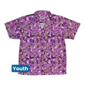 Mahjong Tiles Purple Anime Youth Hawaiian Shirt - Anime - board game print - Designs by Nathan