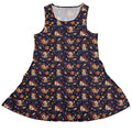 Maneki Cat Navy Dress Geek Nerd animal patterns anime Design by Ardi Tong
