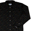 Math Symbols Black Long Sleeve Button Up Shirt Geek Nerd adult sizing FLOW DESC WRITING mathematics print