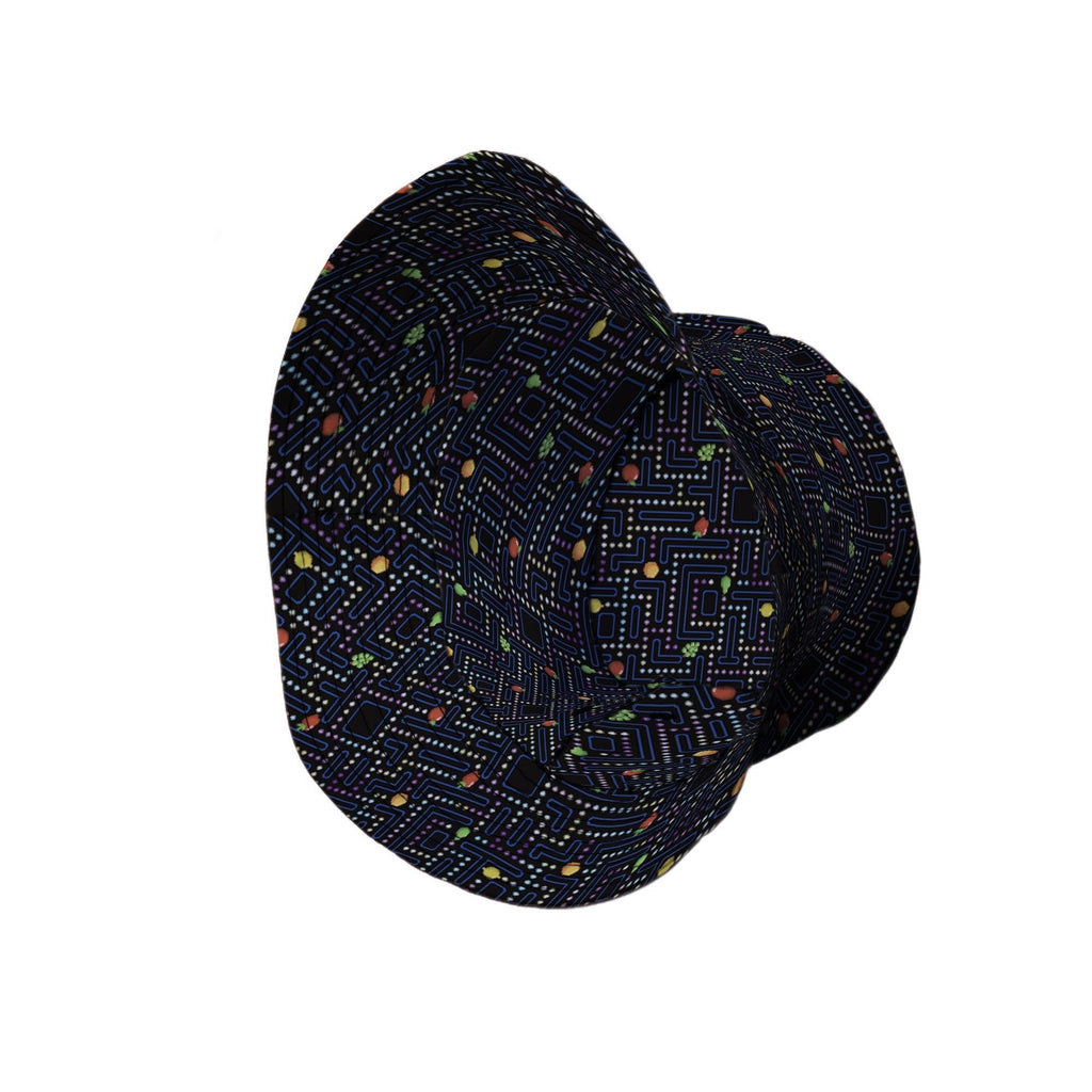 Maze Muncher Arcade Game Bucket Hat - Designs by Nathan - lx - B - Q3