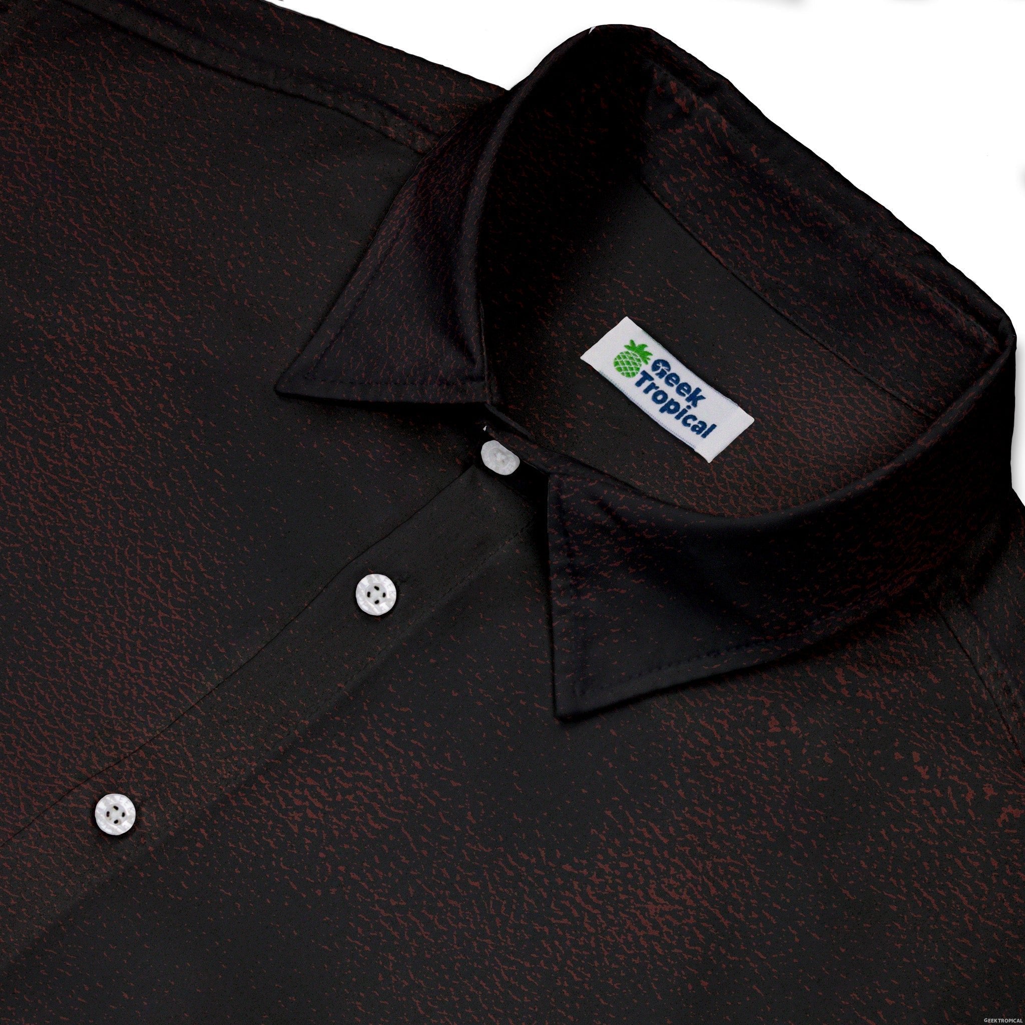 Mimic Eyes Custom Pocket Dnd Button Up Shirt - adult sizing - Designs by Nathan - dnd & rpg print